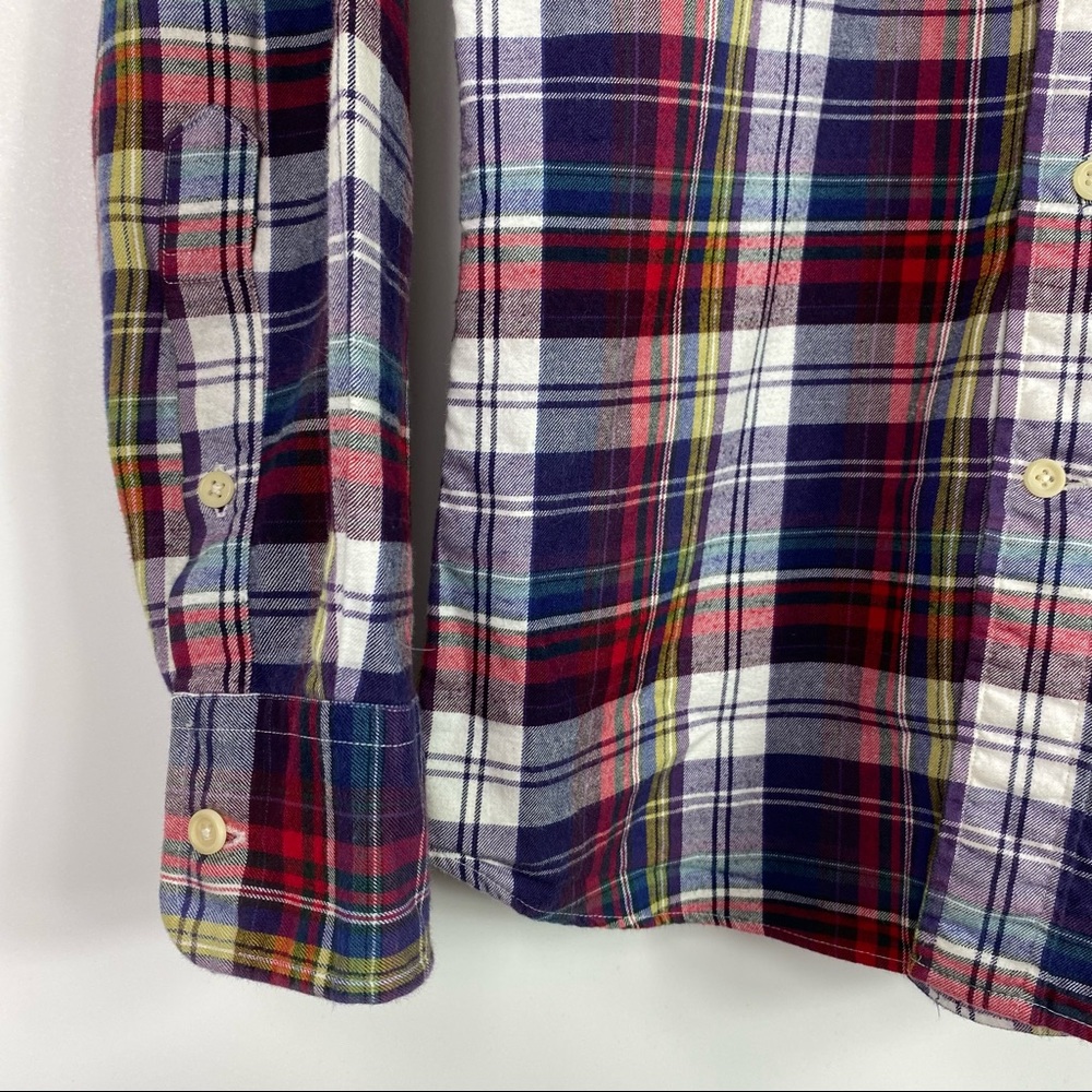Button down shirt causal plaid small - Picture 5 of 9